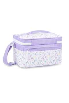 Bolsa térmica Care Collection blanca y lavanda