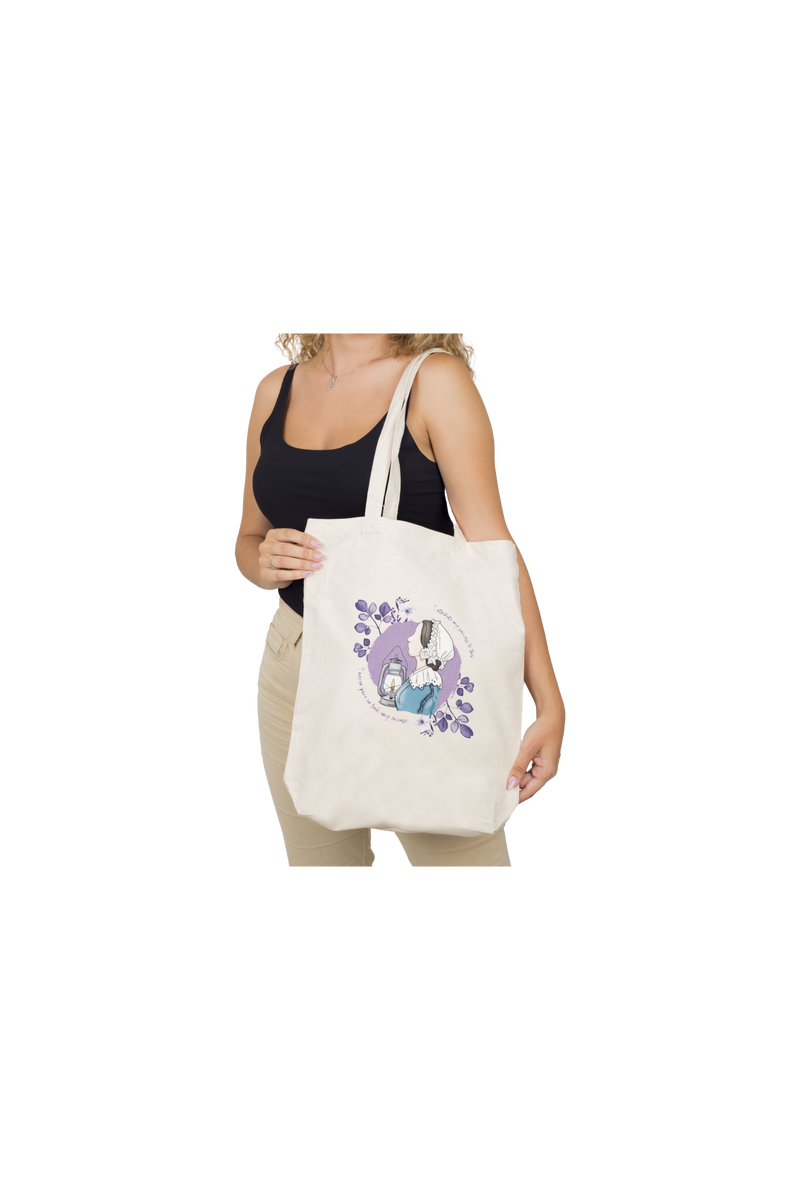 Bolsa Tote algodón - Nightingale elartedecuidar-zoom-