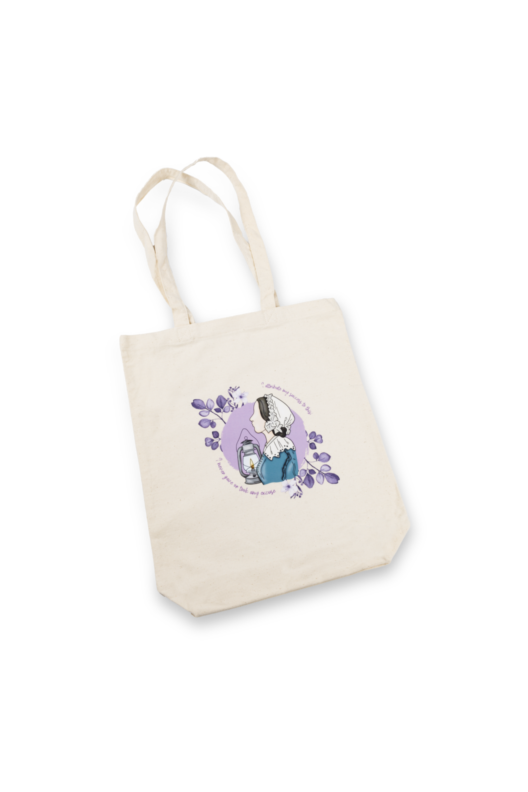 Bolsa Tote algodón - Nightingale elartedecuidar