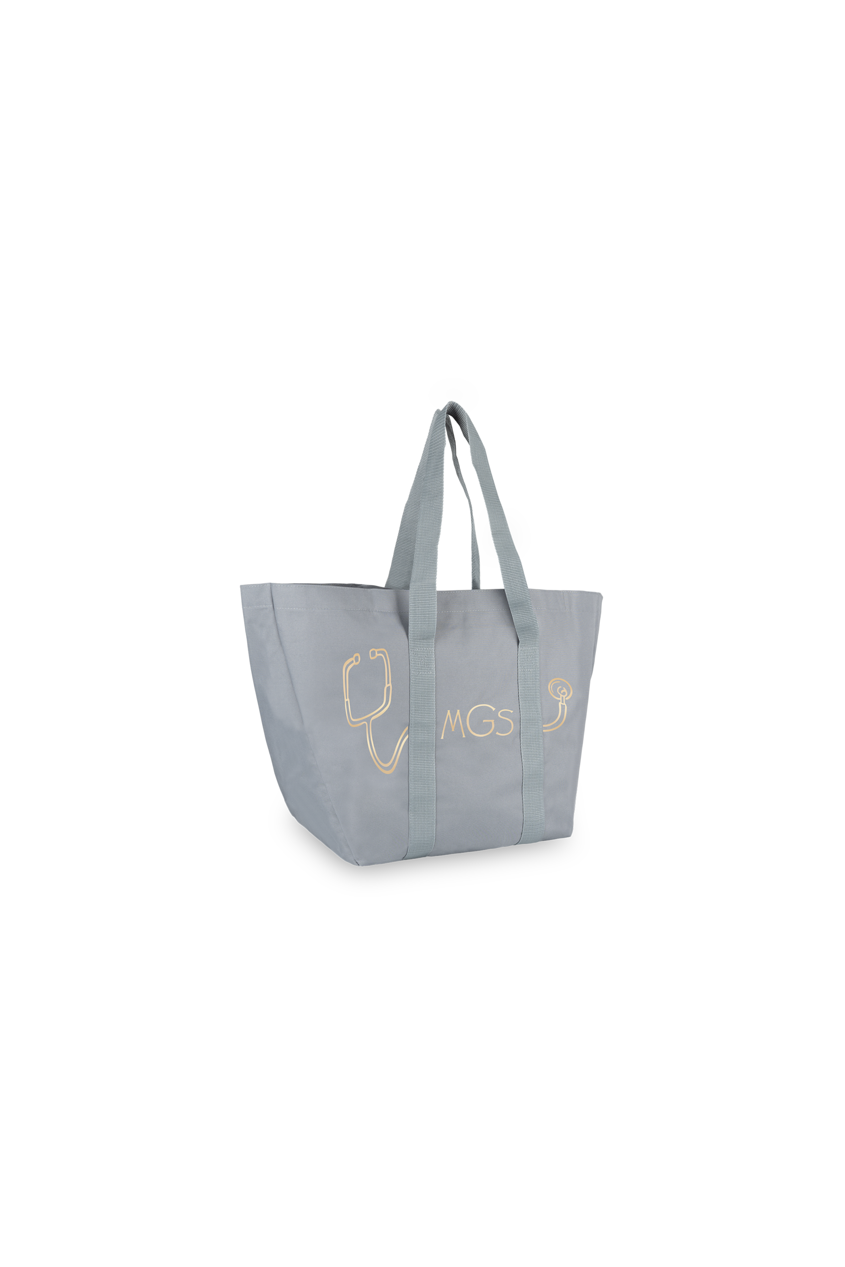 Bolsa Tote gris fonendo personalizado
