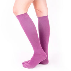 Calcetines compresivos lisos en varios colores – vista general