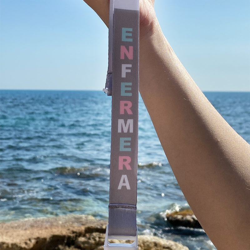 Lanyard multifunción Eighties - Enfermera/o-zoom-
