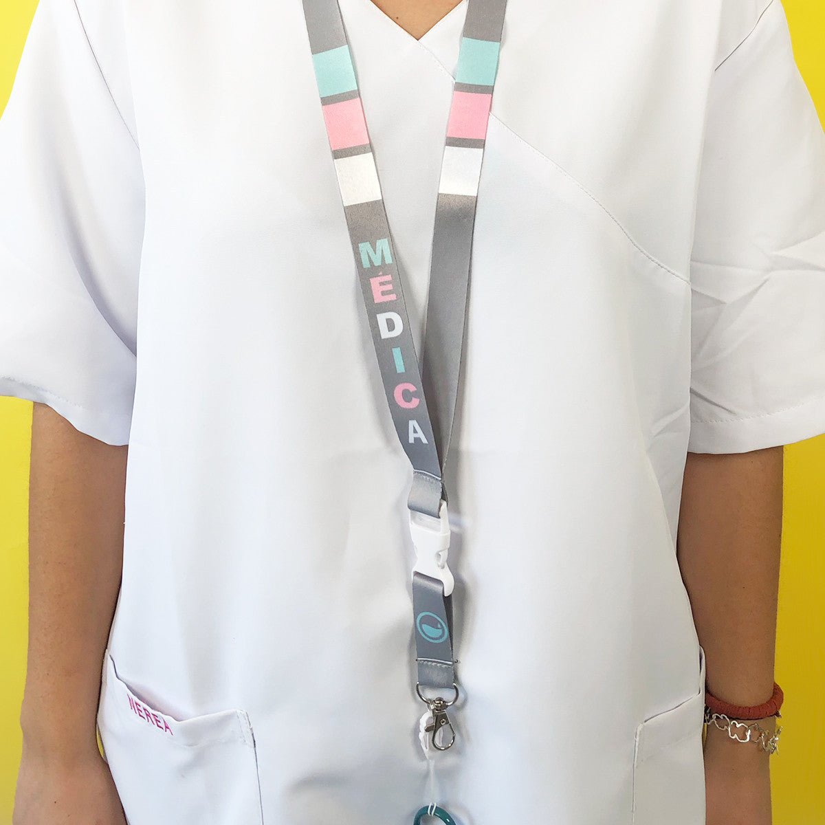 Lanyard multifunción Eighties - Médico/a-3