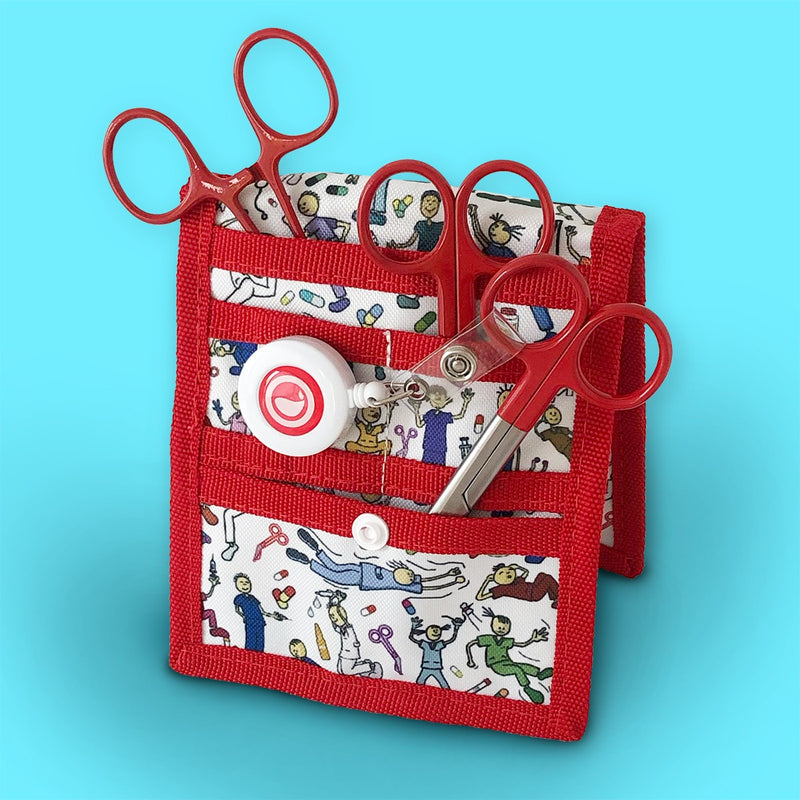 KIT Pocket Revolutum Rojo (organizador + tijeras)-zoom-