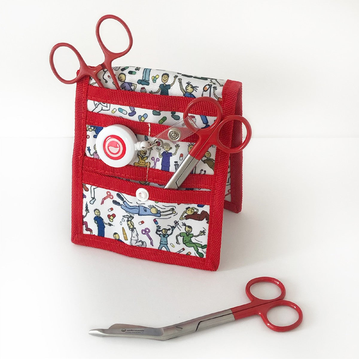 KIT Pocket Revolutum Rojo (organizador + tijeras)-zoom-2