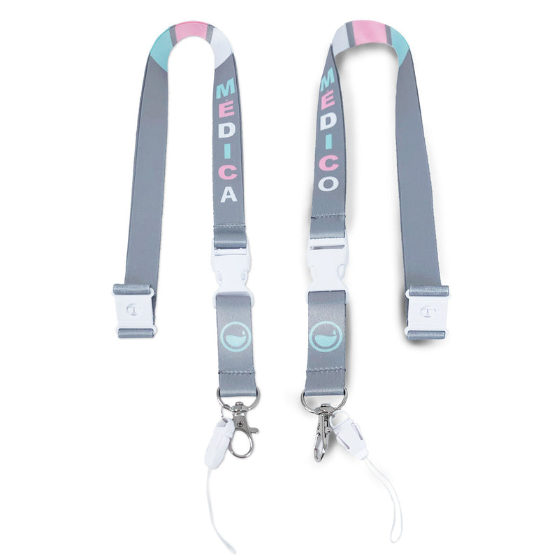 Lanyard multifunción Eighties - Médico/a-zoom-