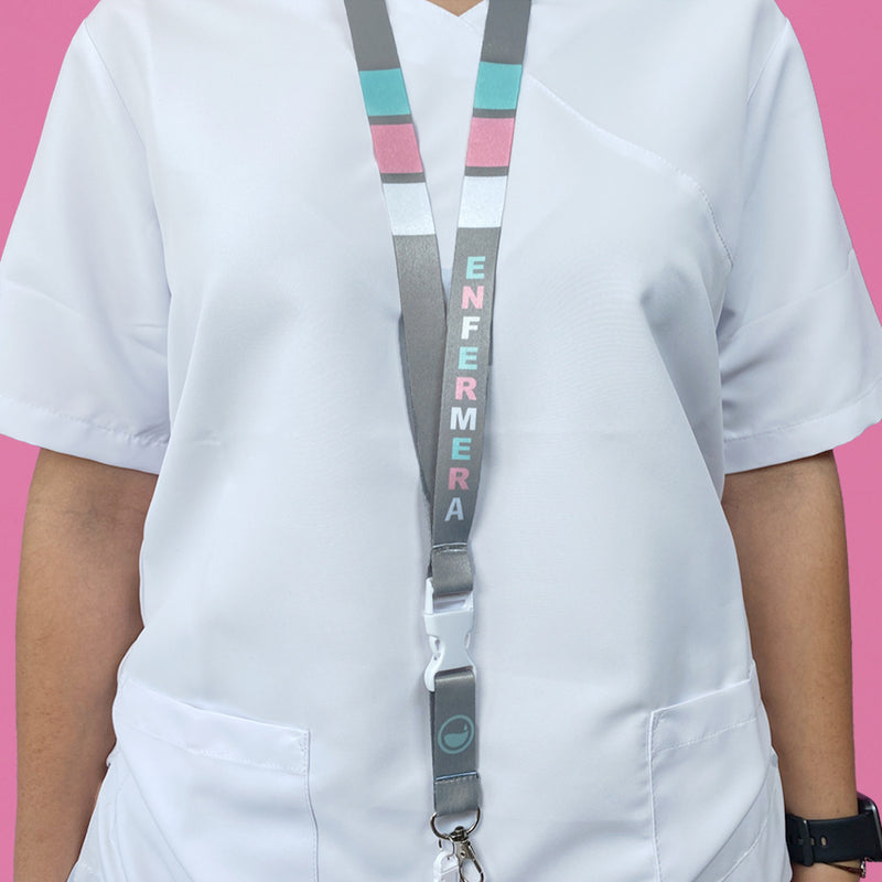 Lanyard multifunción Eighties - Enfermera/o-zoom-