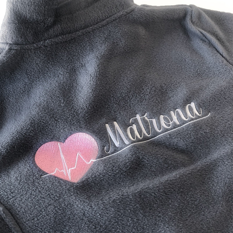 Forro Polar Sanitario Mujer Personalizado – Color Gris-zoom-