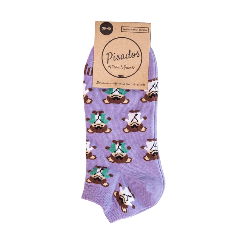 Calcetines Tobilleros Estampado - Ositos sanitarios-zoom-