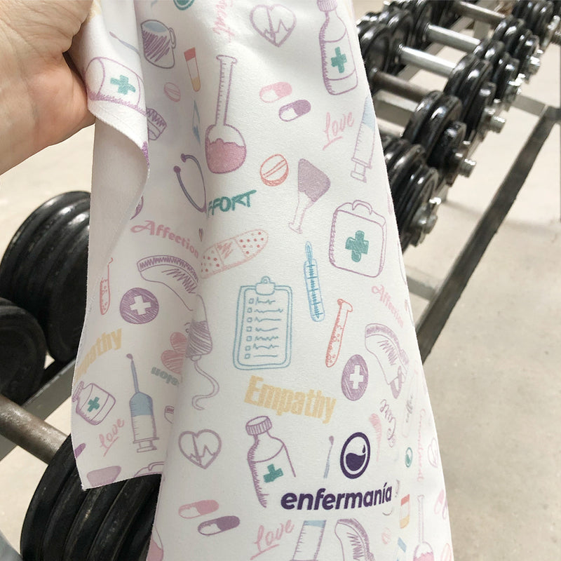 Printed microfiber towel - Care Collection-zoom-