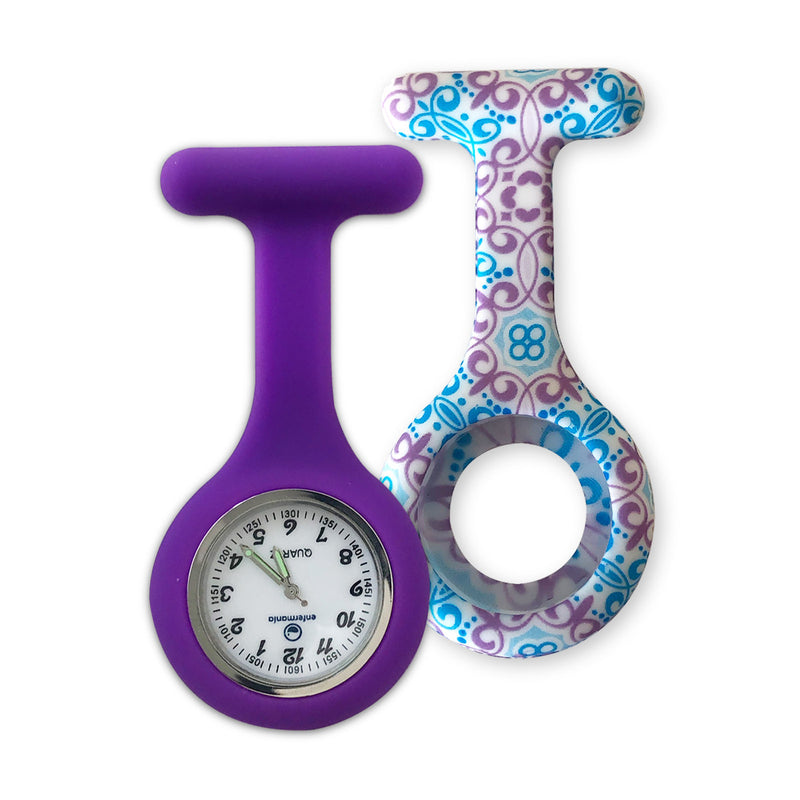 Pack Reloj + Funda extra silicona Violeta-zoom-