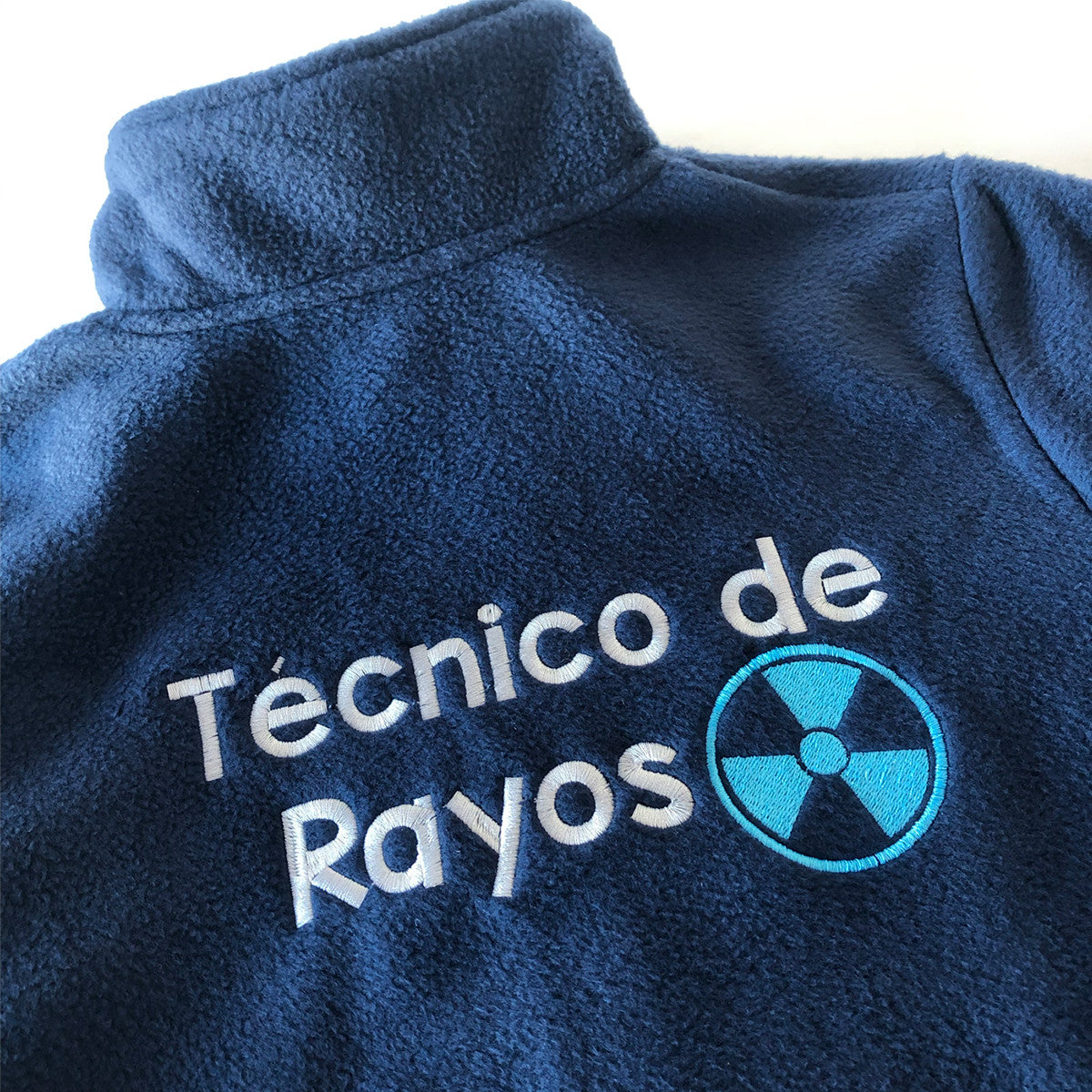 Chaqueta Polar Sanitaria Hombre Personalizado – Azul Marino-zoom-12