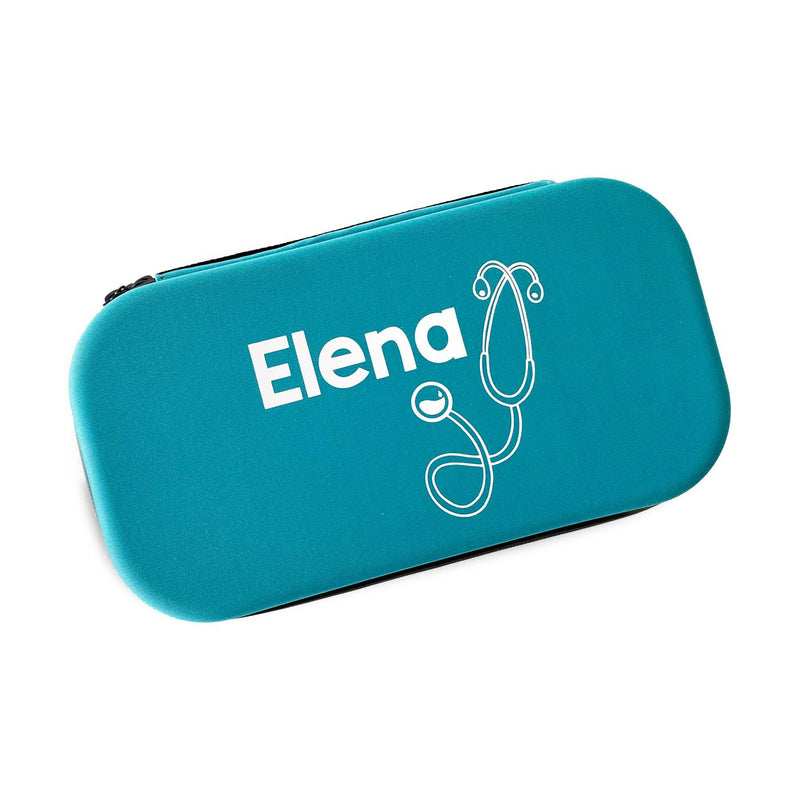 Estuche fonendoscopio, liso o personalizado - Celeste-zoom-