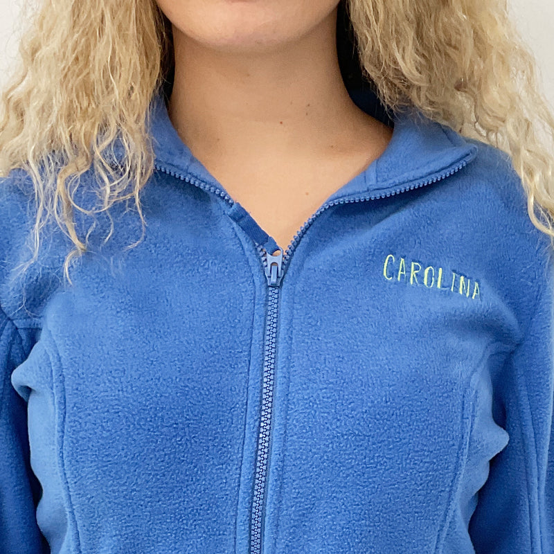Forro polar sanitario mujer personalizado – Azul-zoom-