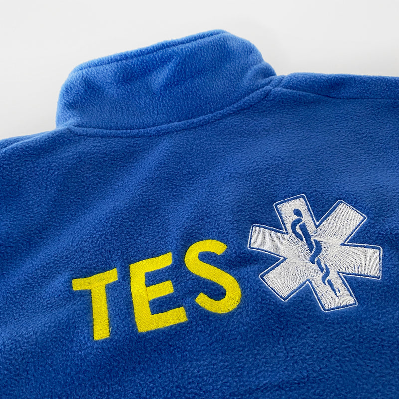 Forro polar sanitario mujer personalizado – Azul-zoom-