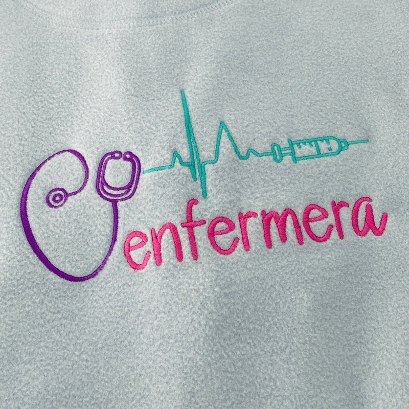 Forro Polar sanitario mujer personalizado – Color Hielo-zoom-