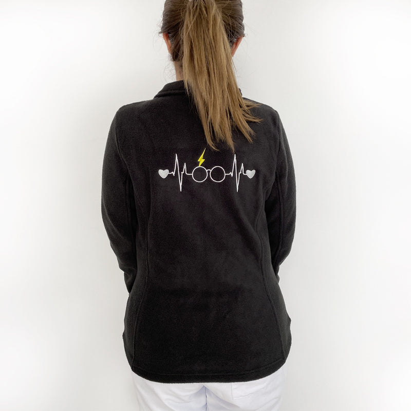 Polar Sanitario Mujer Personalizado – Negro-zoom-