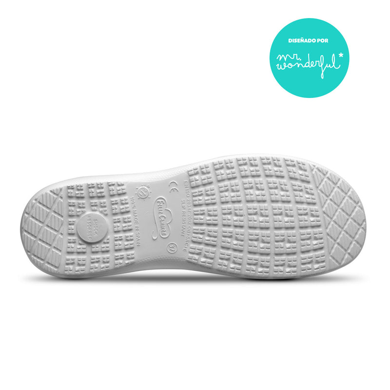 Zueco piel vegana - estampado Wonderful-zoom-