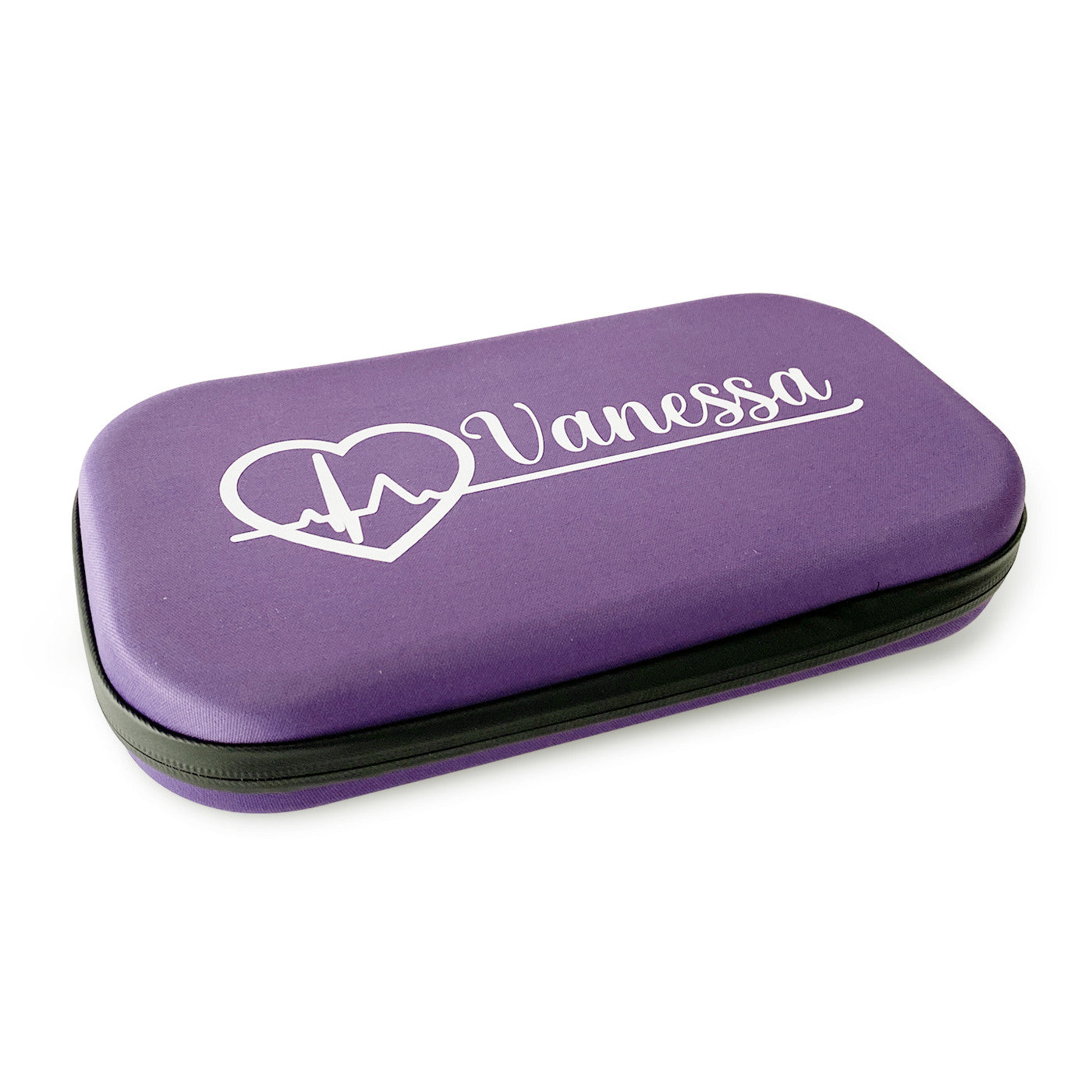 Estuche fonendoscopio, liso o personalizado - Violeta