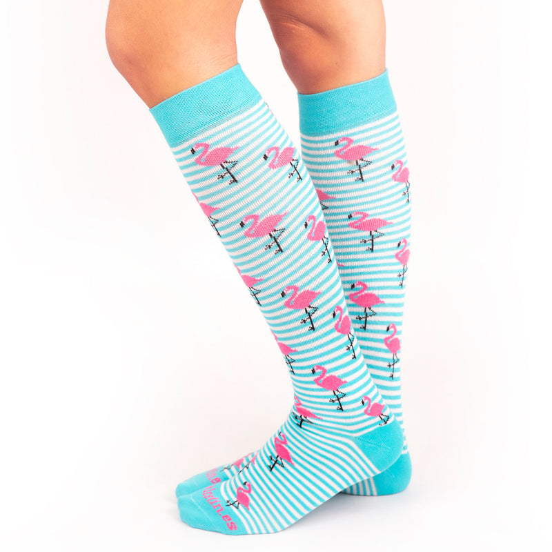 Calcetines Compresivos estampados - Flamencos-zoom-