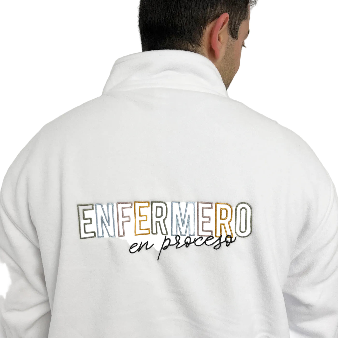 polar blanco enfermero en proceso
