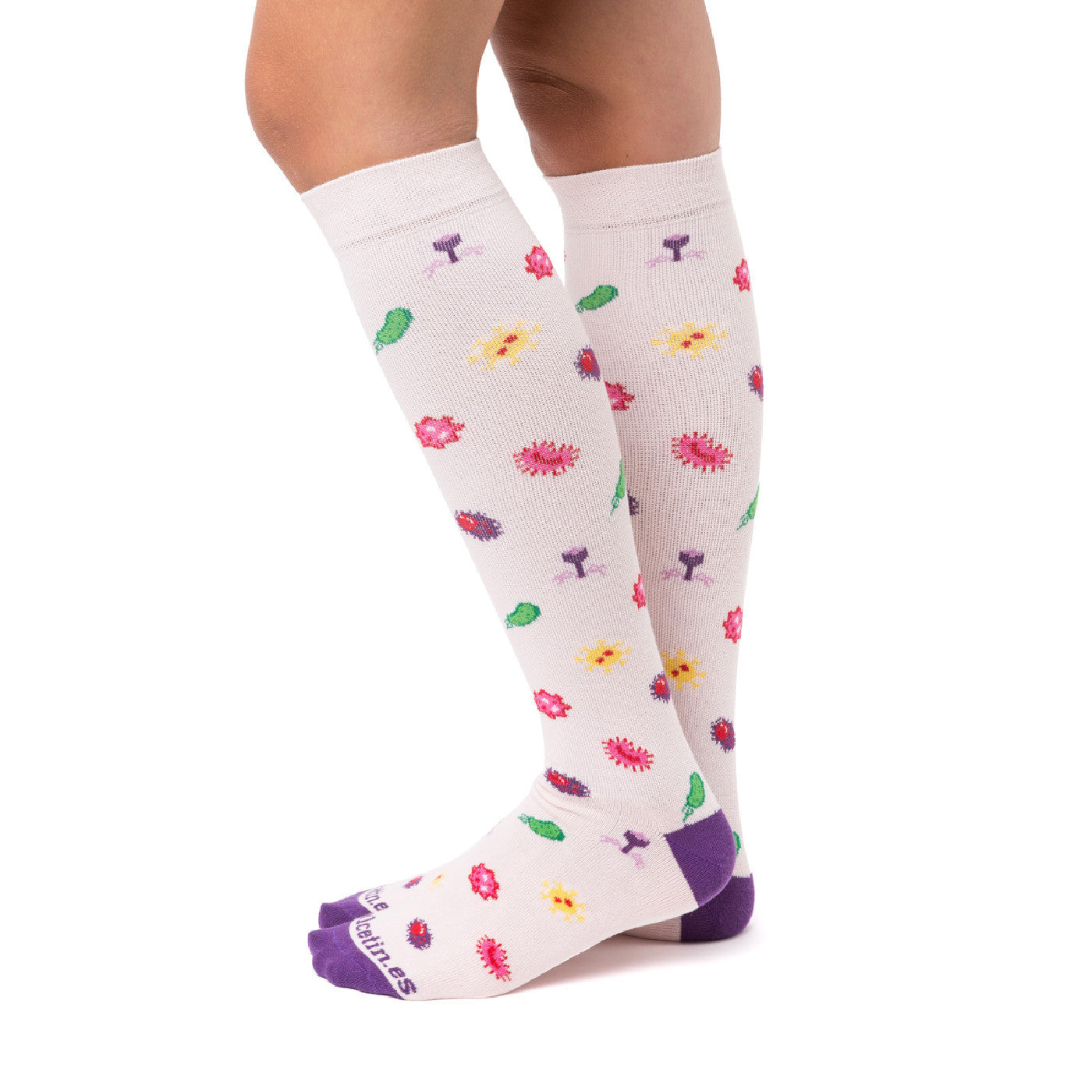 calcetines compresivos estampados