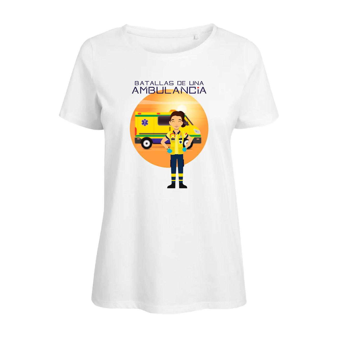 camiseta batallas de una ambulancia