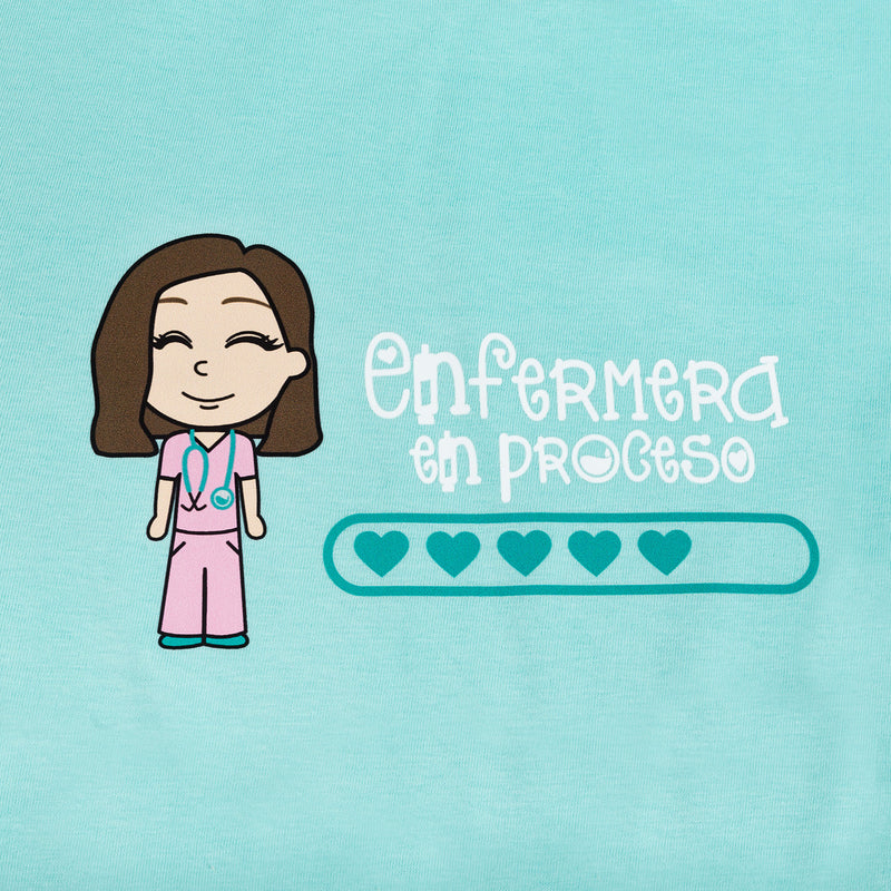 Camiseta Eco mujer Aqua - estampada-zoom-