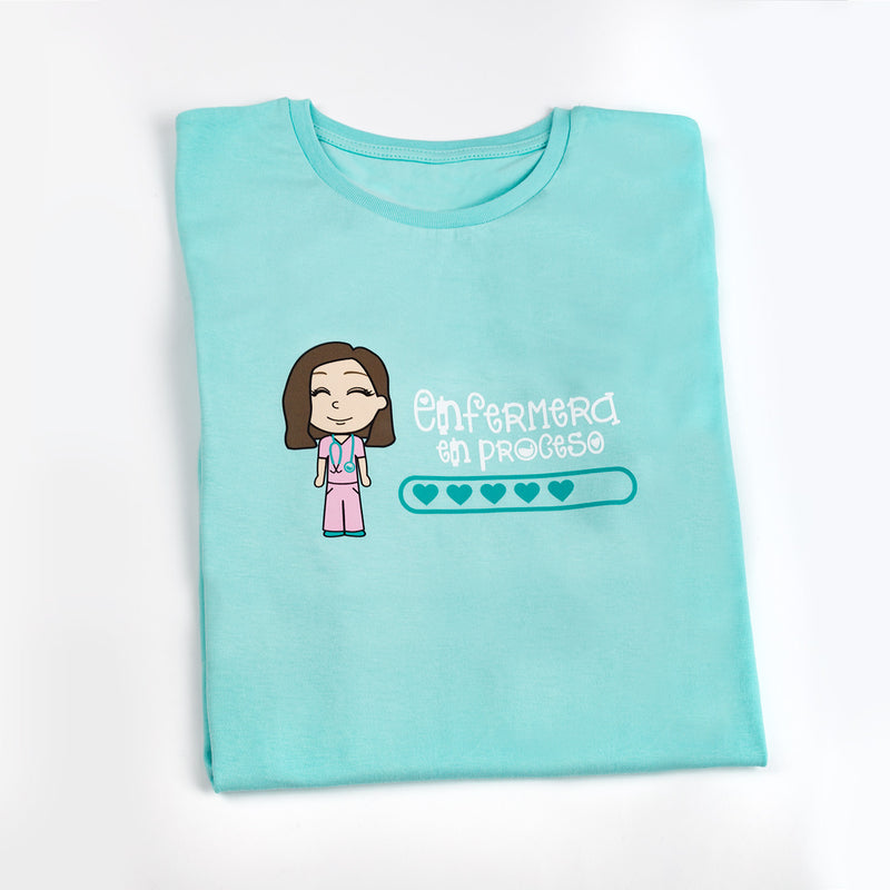 Camiseta Eco mujer Aqua - estampada-zoom-