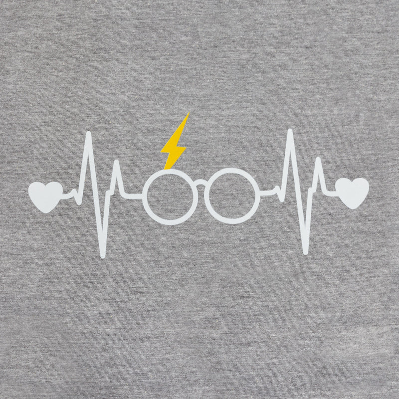Camiseta gris mujer - estampada-zoom-