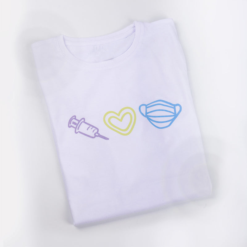 Camiseta Estampada Blanca para Mujer-zoom-