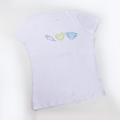 camiseta sanitario jeringa