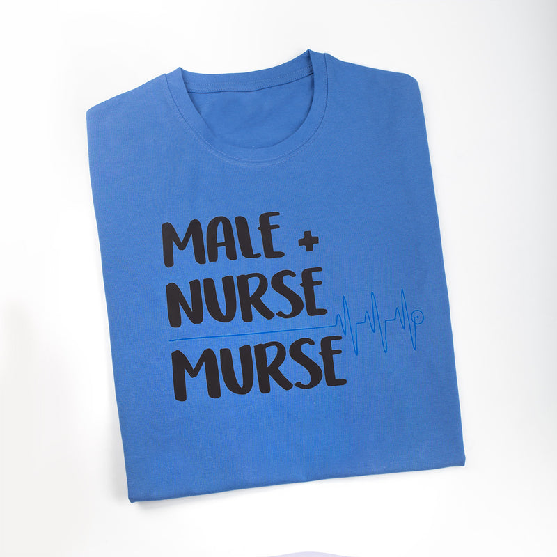 Camiseta Estampada Azul Clásico para Hombre-zoom-