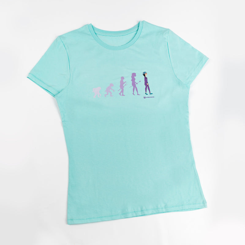 Camiseta Eco mujer Aqua - estampada-zoom-