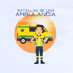 Camiseta blanca mujer - Batallas de una ambulancia-zoom-5