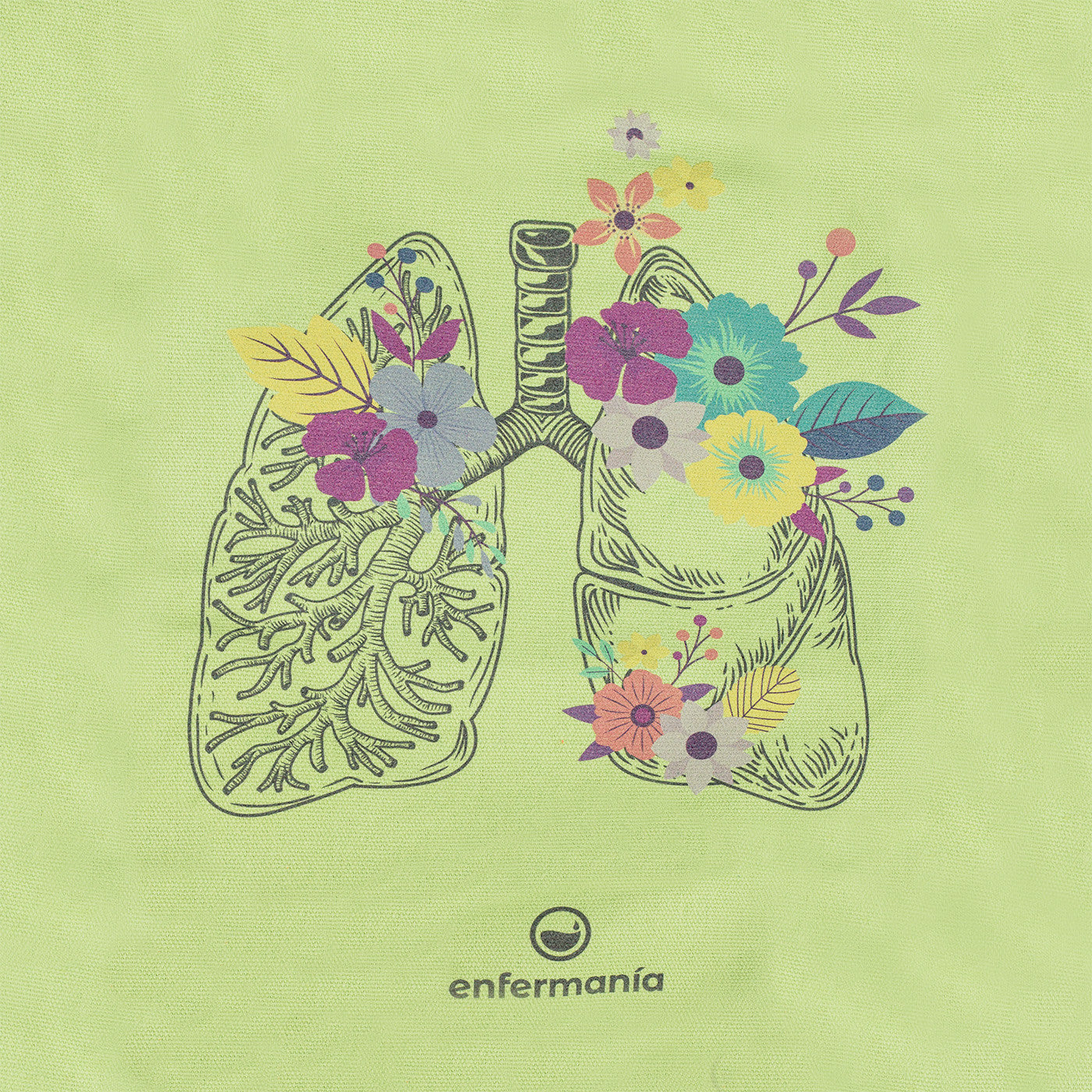 tote bag menta enfermera