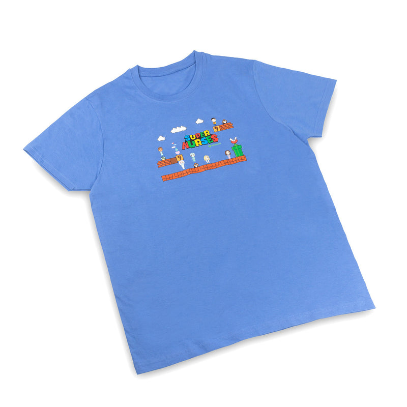 Camiseta Estampada Azul Clásico para Hombre-zoom-