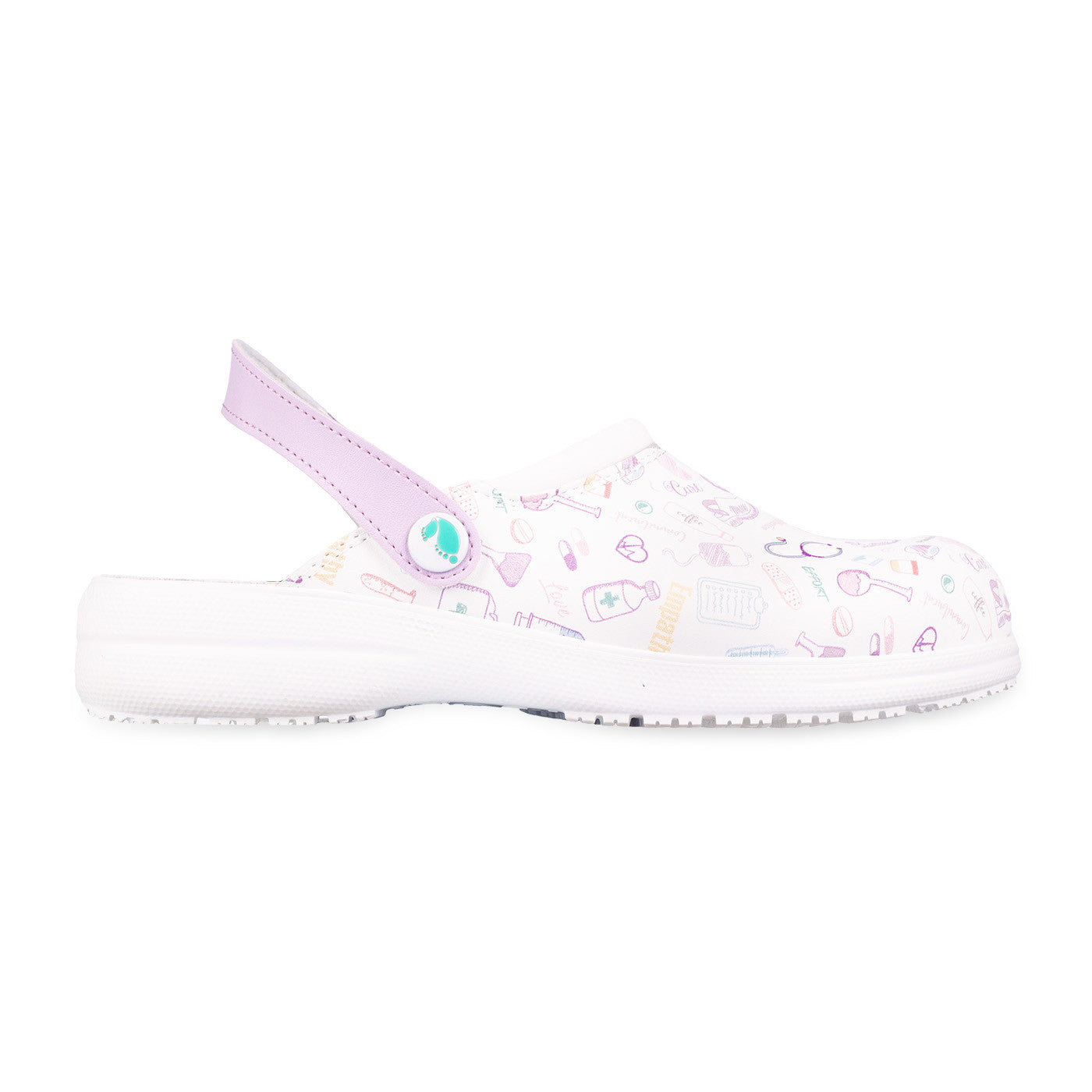 zuecos sanitarios estampados
