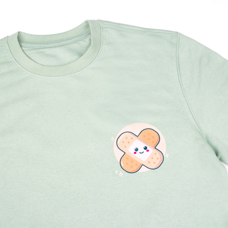 Sudadera verde estampado sanitario-zoom-