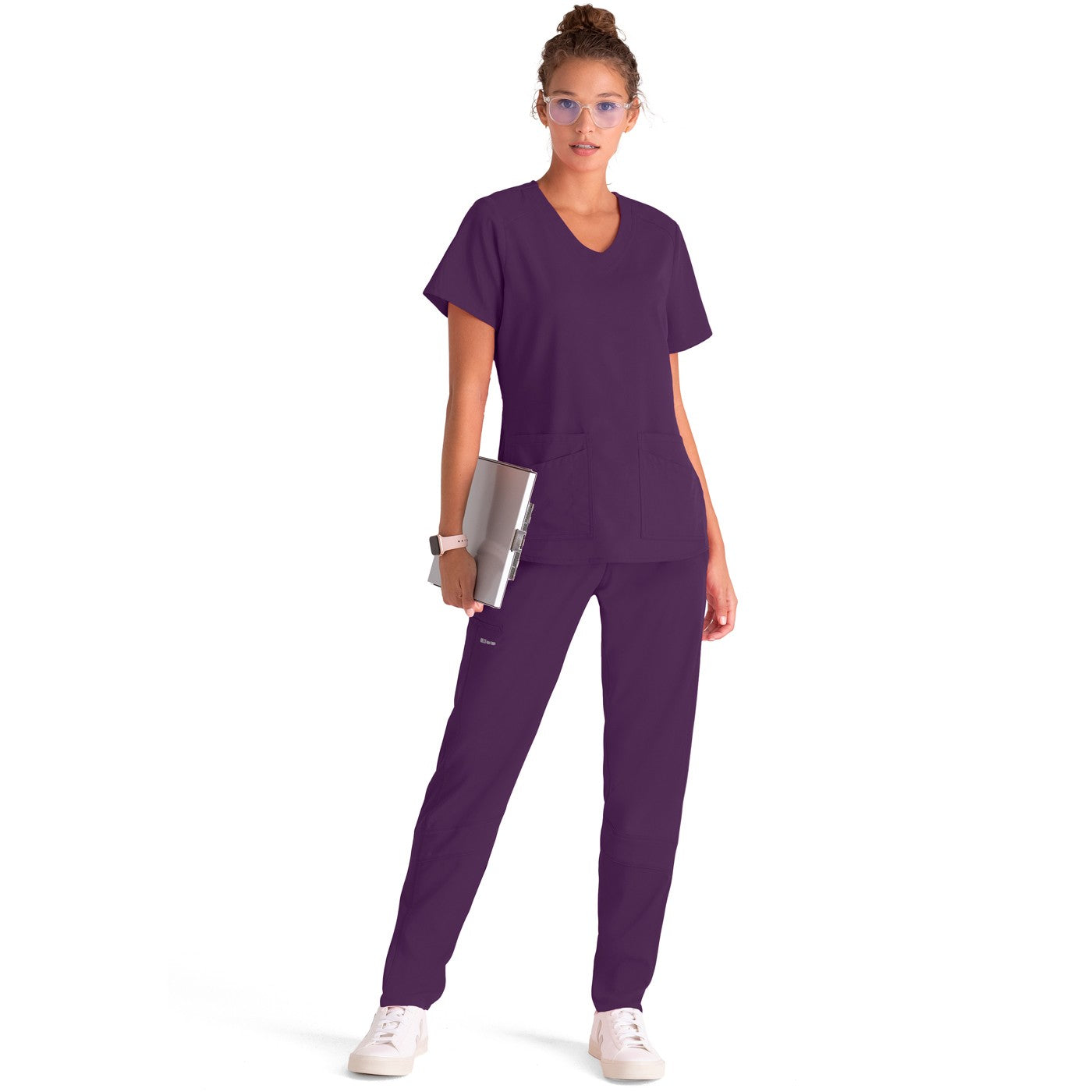 Blusón sanitario mujer Grey's Anatomy | Cuello pico y 4 bolsillos