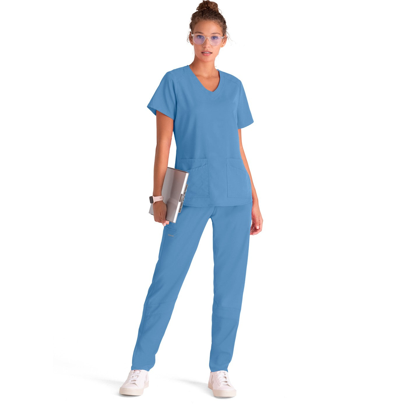Grey's Anatomy Women's Scrub Top | V-neck and 4 pockets -7
