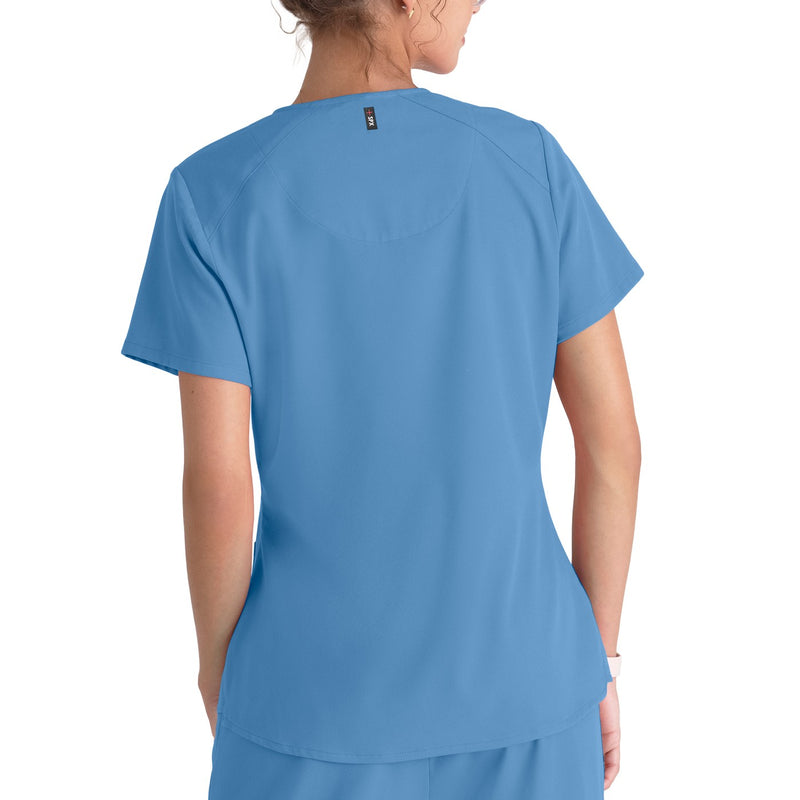 Grey's Anatomy Women's Scrub Top | V-neck and 4 pockets -zoom-