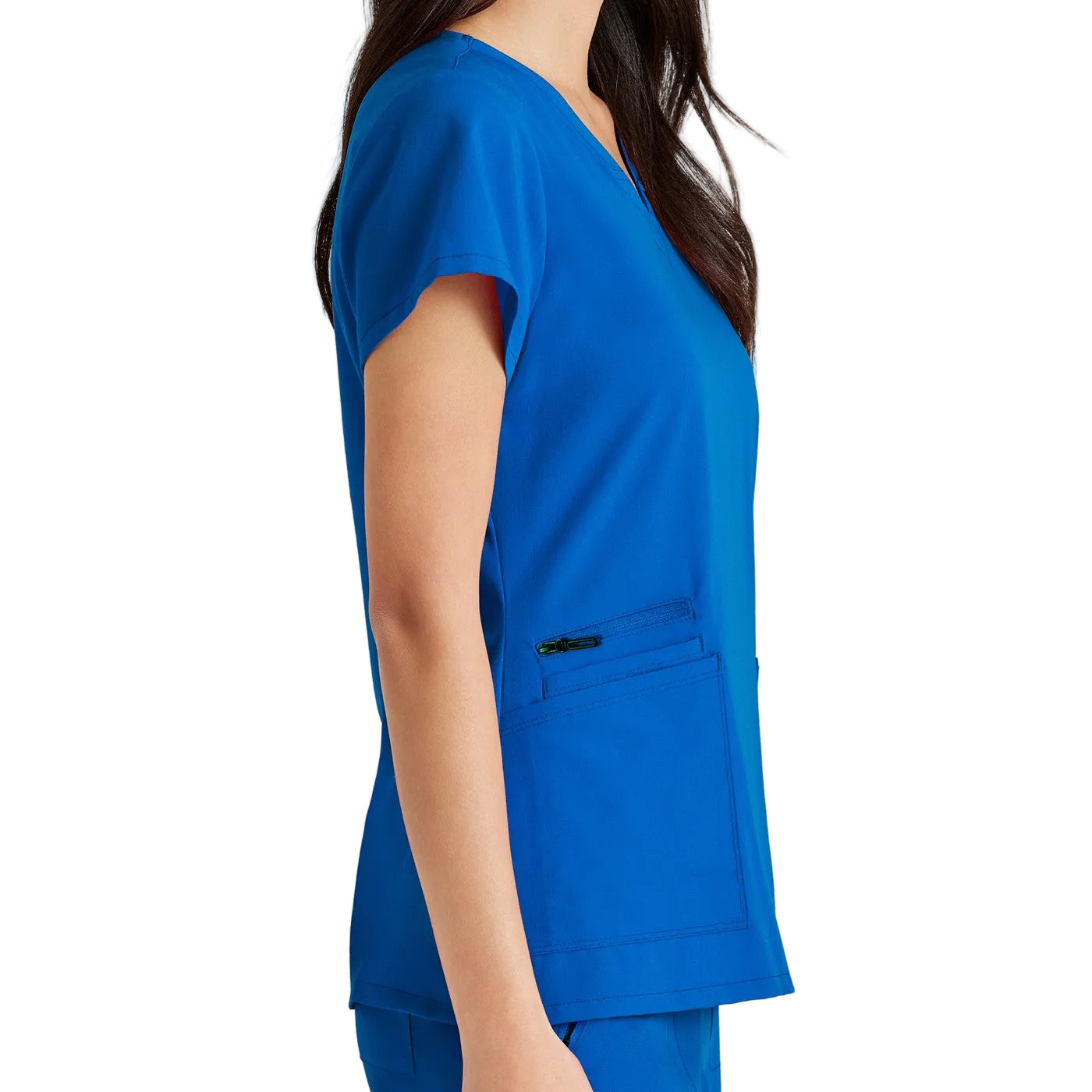 Grey's Anatomy Women's Scrub Top | Luxe360 fabric with V-neck and 4 pockets -10