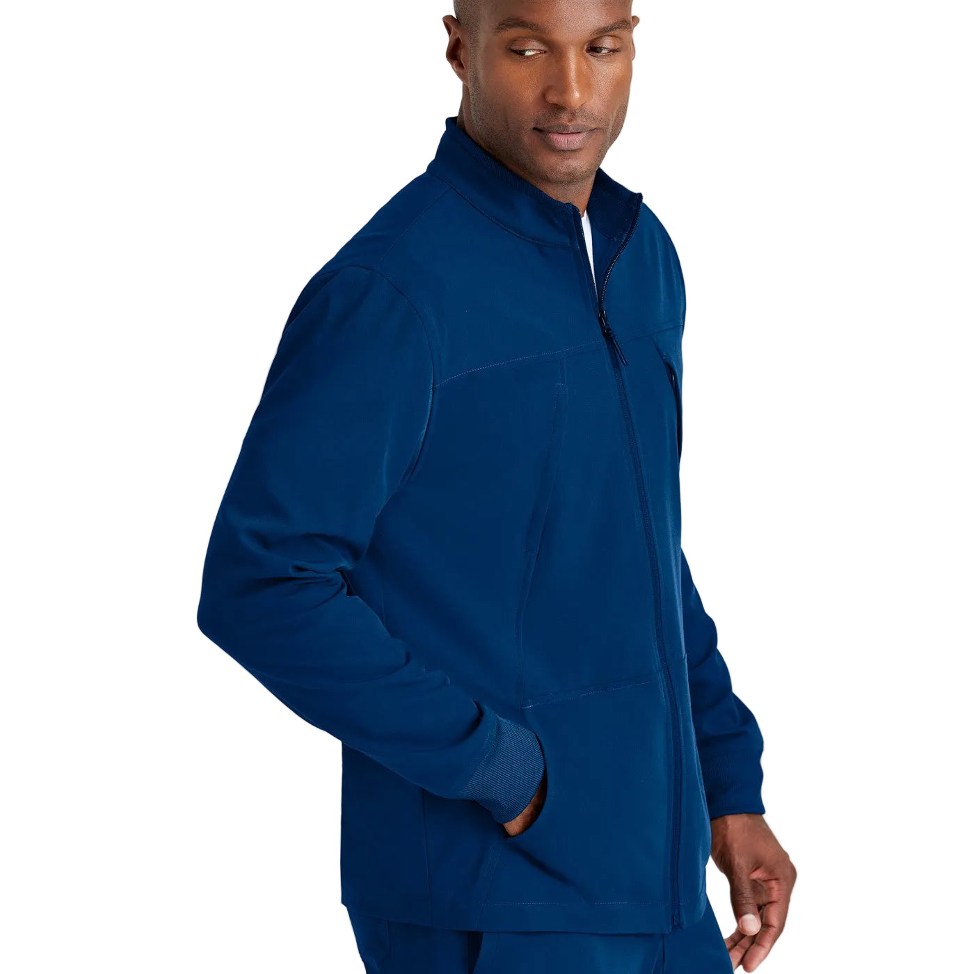Grey's Anatomy Men's 4-Pocket Jacket, Indigo Blue -zoom-5