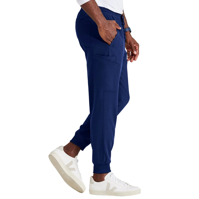 Pantalón liso hombre 6 bolsillos - azul índigo Grey's Anatomy-zoom-