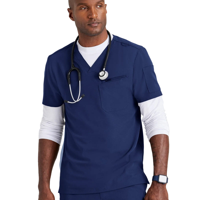 Blusón Sanitario hombre azul índigo | Grey’s Anatomy-zoom-