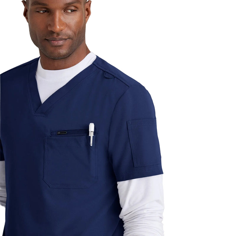 Blusón Sanitario hombre azul índigo | Grey’s Anatomy-zoom-