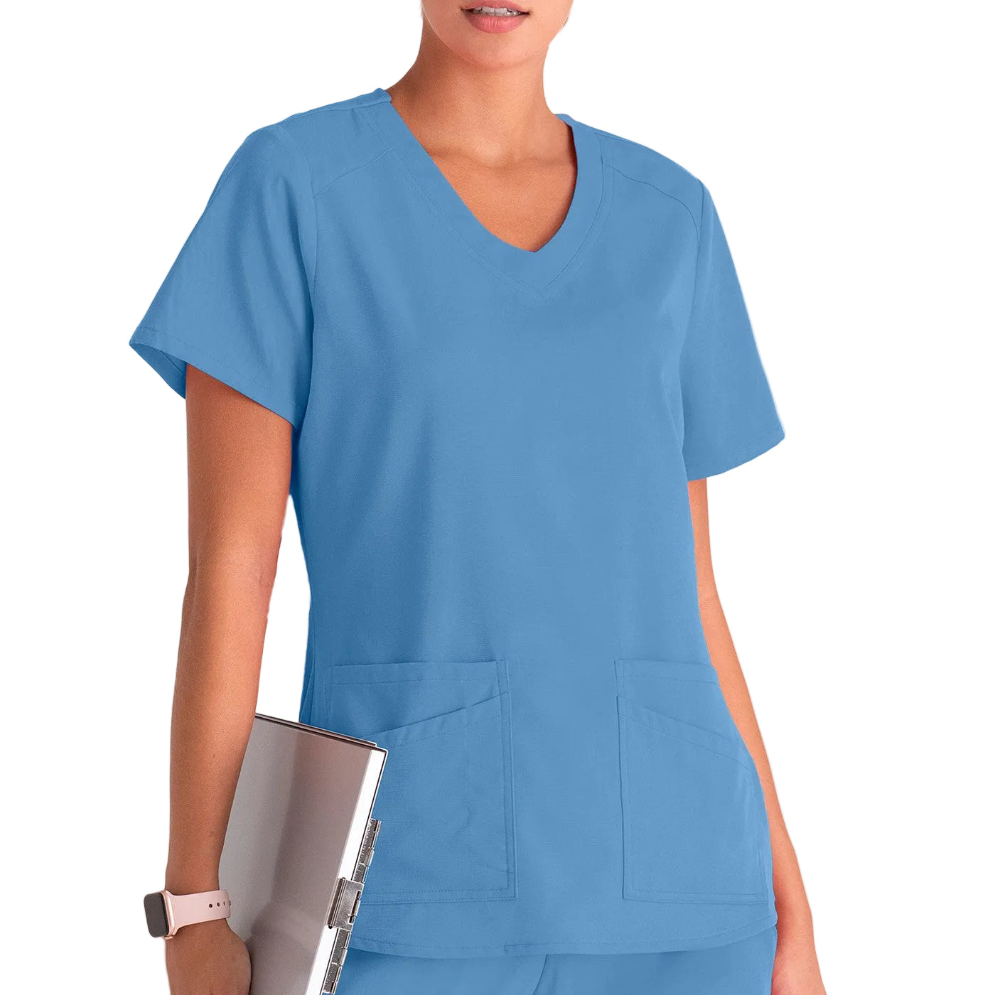 Grey's Anatomy Women's Scrub Top | V-neck and 4 pockets -zoom-6