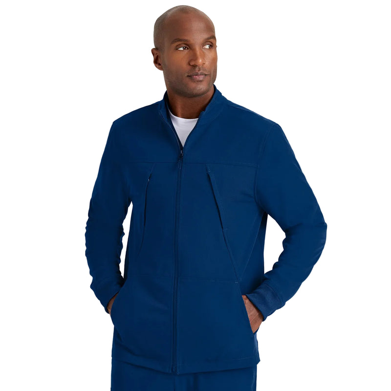 Grey's Anatomy Men's 4-Pocket Jacket, Indigo Blue -zoom-