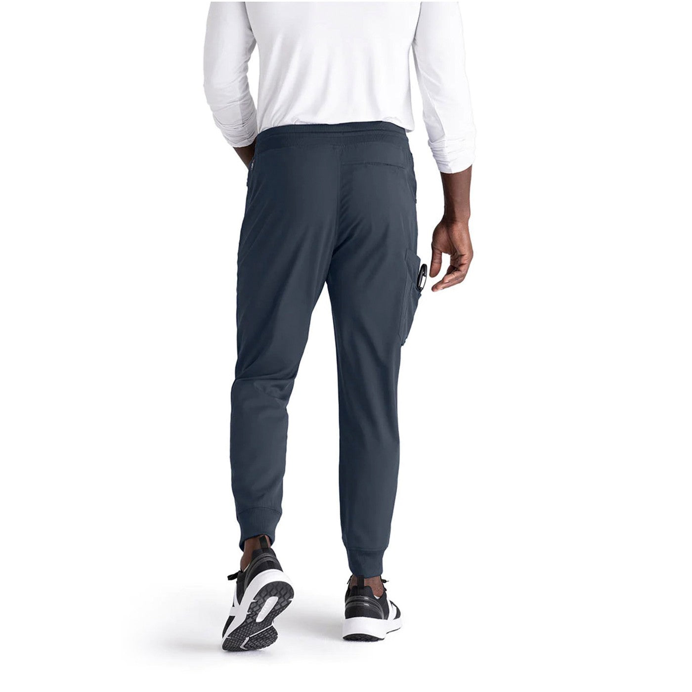 Men's plain 5-pocket trousers - anthracite grey Grey's Anatomy -zoom-4